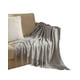 thumbnail image 2 of Mantas para sofas camas u oficinas con Flecos 127x152 cm Gris, 2 of 4