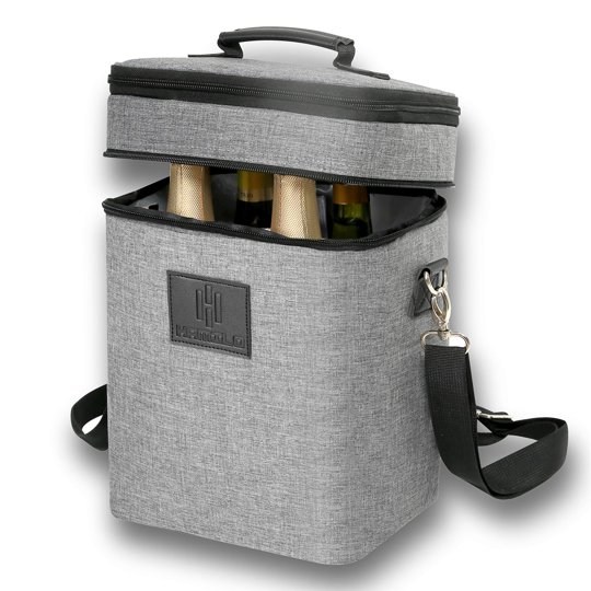 Bolsa Térmica Hamilo Para 4 Botellas Impermeable Aislada
