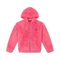 Sudadera Con Capucha Tommy Hilfiger Para Niñas Pink Minky 12-14 Años