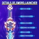thumbnail image 4 of Battle Top Infinity NADO Skylord con lanzador de espadas LED de lujo, 4 of 7