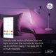thumbnail image 3 of Bombillas LED GE LED+ que cambian de color, 9,5 W (paquete de 2), 3 of 9