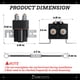 thumbnail image 3 of Solenoide para Carrito de Golf EXOEMTS 48V con Bobina de 4 Terminales para Club Car, 3 of 9