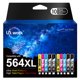 thumbnail image 1 of Cartucho de tinta Uniwork de repuesto para HP 564 564XL, paquete de 10, 1 of 6