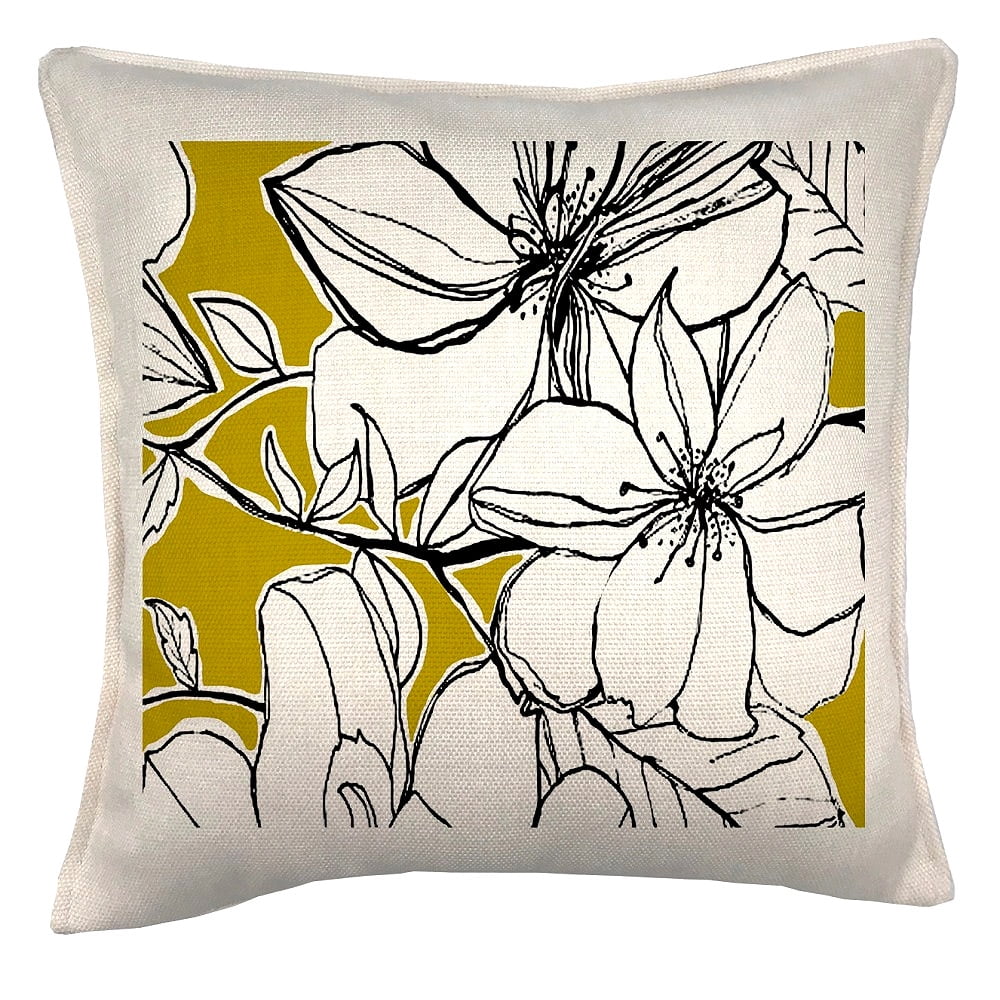 Tuyo Print - Cojín Flores Limón 45x45