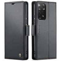 Caseme Tipo Cartera Xiaomi Redmi Note 12S 4G Con Cierre Magnético, Rfid, Tarjetero, Soporte, Carga Inalámbrica