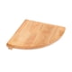thumbnail image 1 of Estante De Pared De Esquina Flotante De Madera Para Montaje En Pared, Estante De Pared De Esquina Para Plantas, 24cm, 1 of 5