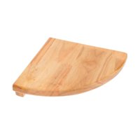 Bothyi - Estante De Pared De Esquina Flotante De Madera Para Montaje En Pared, Estante De Pared De Esquina Para Plantas, 24Cm