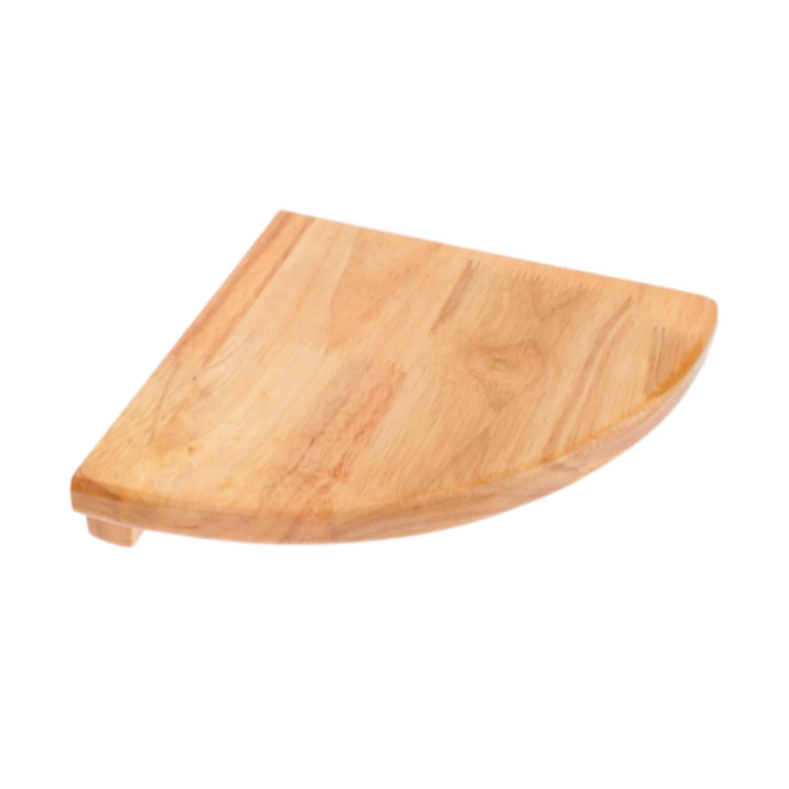 Bothyi - Estante De Pared De Esquina Flotante De Madera Para Montaje En Pared, Estante De Pared De Esquina Para Plantas, 24cm