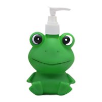 Magideal - Dispensador De Jabón Botella Loción Infantil Botella Champú Con Bomba Recargable De Vinilo Diseño Divertido Para Niños Adecuado Para Baño Hogar Oficin Rana