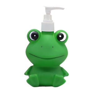 Magideal - Dispensador De Jabón Botella Loción Infantil Botella Champú Con Bomba Recargable De Vinilo Diseño Divertido Para Niños Adecuado Para Baño Hogar Oficin Rana