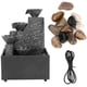 thumbnail image 1 of Fuente de agua USB de escritorio, adorno artesanal, fuente de mesa para interior, hogar, oficina, fuente de meditación decorativa., 1 of 7