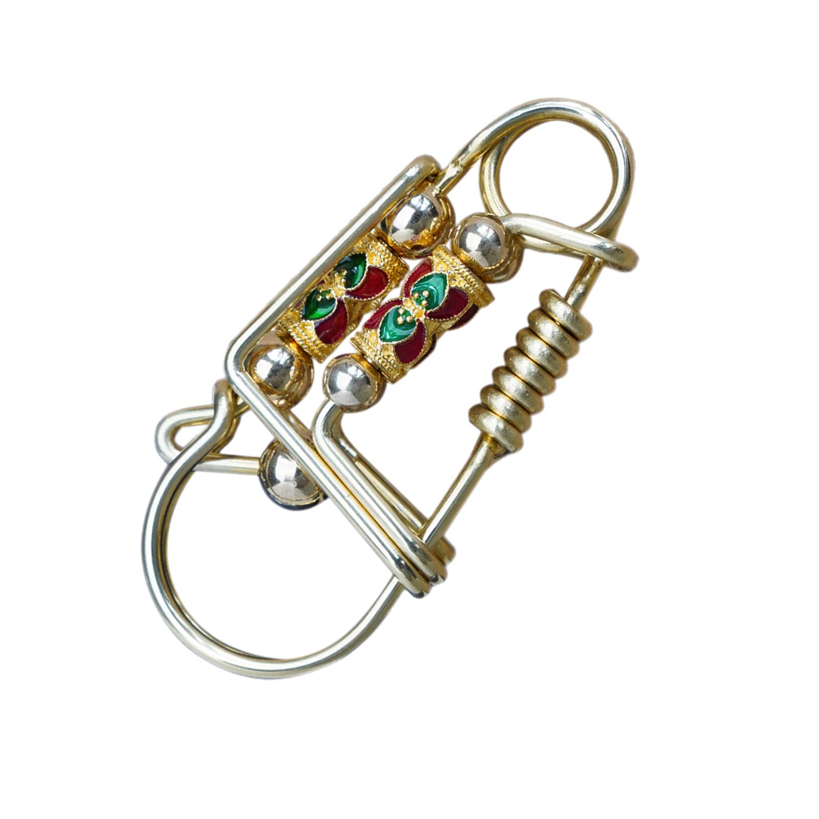 Magideal - Llaveros De Latón Creativos Llavero Llavero Decoración Mosquetones Clip De Llave Herramienta En Miniatura Moda Para Unisex Mujeres Hombres