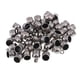 thumbnail image 3 of 50 unids tapón de extremo tapón encaje 8mm hallazgos de joyería de cordón de cuero gris negro, 3 of 5