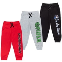 Pantalones Jogger De Forro Polar Para Niños Marvel Avengers Paquete De 3