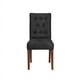 thumbnail image 1 of Silla Oviedo Cuero Kentucky Negro, 1 of 2