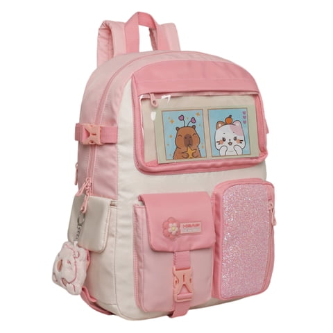 Mochila Mujer Kawaii Fusion Block Pink Head