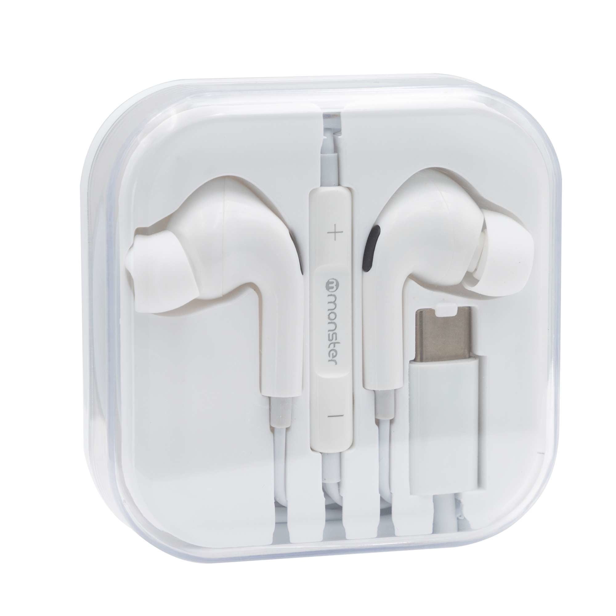 Monster - Audífonos In Ear 27Mxxc21Wt Con Cable Blanco