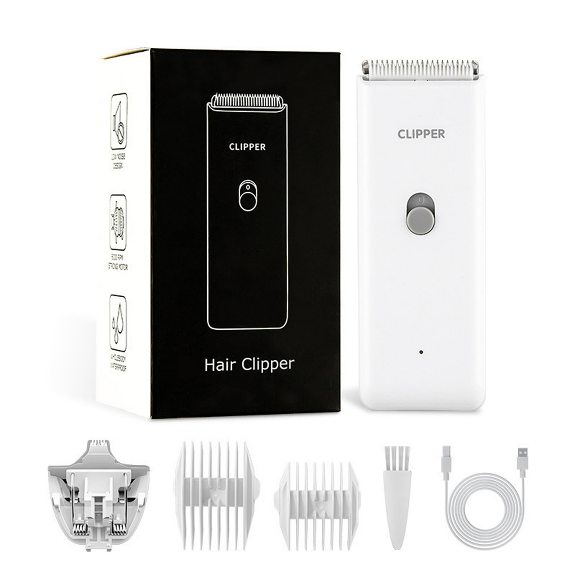 Veat00l - Perro Gato Hogar Pelo Impermeable Clipper Portátil Eléctrico Recargable Usb Mascotas Herramientas De Aseo Bajo Ruido Afeitadora Sin Cordón Recortadora Para Pequeñas Y Grandes