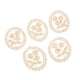 thumbnail image 2 of 5 piezas de encaje bordado parches apliques para ropa vestido decoración flor, 2 of 5