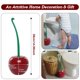 thumbnail image 5 of Escobilla de baño ADNIKIA Creative con forma de cereza roja con soporte, 5 of 7