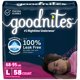 thumbnail image 1 of Ropa interior GoodNites para orinar la cama por la noche para niñas, talla grande, 68 a 95 libras, 1 of 9