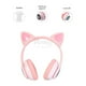 thumbnail image 2 of Audifonos Bluetooth Over Ear Orejas Gatito RGB Rosados, 2 of 4
