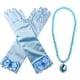 thumbnail image 3 of Peluca De Princesa Elsa Trenzas De Frozen Elsa Con Tiara Collar Y Guantes, 3 of 7
