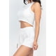 thumbnail image 3 of Conjunto de Top Corto de Canalé Suave y Shorts Malva L, 3 of 5