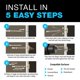 thumbnail image 5 of Anclaje para Drywall TOGGLER SNAPTOGGLE Paquete de 4 con Pernos 1/4-20, 5 of 7