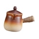 thumbnail image 1 of Tetera De Cerámica Con Tapa Infusor De Té Duradero Para Cocina Regalos Del Día De San Valentín Marrón, 1 of 3
