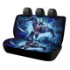 thumbnail image 1 of Venom-theme Car Rear Seat Covers Back Elastic Flexible Car Seat Covers Decorative Fits Most Cars 120x59x76cm, 1 of 6