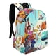 thumbnail image 2 of Los Mitchell contra las Máquinas-theme Backpack, Campus style schoolbag Bookbag with Adjustable Shoulder Straps And Large Zip Compartment, Unisex Travel Bags.42x30x15cm, 2 of 6