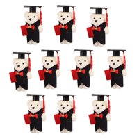 Bothyi - 10 Uds. De Muñecos De Oso De Graduación De Felpa, Muñecos De Peluche Para Ceremonia, Hombres Y Mujeres