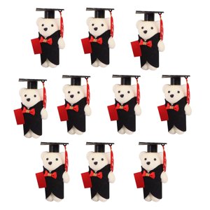 Bothyi - 10 Uds. De Muñecos De Oso De Graduación De Felpa, Muñecos De Peluche Para Ceremonia, Hombres Y Mujeres