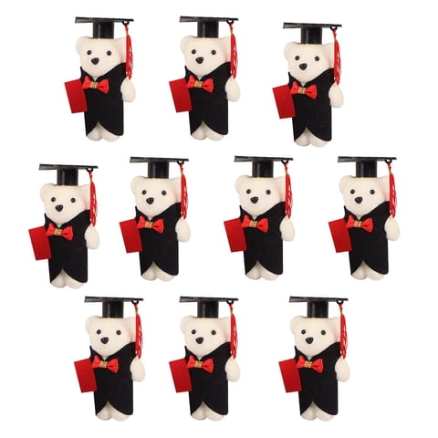 Bothyi - 10 Uds. De Muñecos De Oso De Graduación De Felpa, Muñecos De Peluche Para Ceremonia, Hombres Y Mujeres