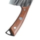 thumbnail image 2 of Cuchillo Carnicero Fontina Acero Relieves Madera Nogal 27cm, 2 of 3
