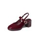 thumbnail image 2 of Zapatos Taco PU Acharolado Mujer Cuadrado Weide GH221, 2 of 3