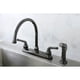 thumbnail image 2 of Grifo Kingston Brass NB790SP Water Onyx de 20 cm, negro, 2 of 4