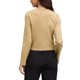 thumbnail image 3 of Chaqueta de trabajo INSPIRE CHIC para mujer sin cuello con botones, manga larga, cuello redondo, abrigo casual de oficina S Caqui, 3 of 6