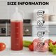thumbnail image 2 of OAMCEG 16 oz Condiment Squeeze Bottles, paquete de 4, 2 of 3