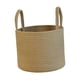 thumbnail image 1 of Cesta Tejida Redonda, Cesta De Almacenamiento De Utilidad Portátil Para Baño, Dormitorio, Cocina S, 1 of 5