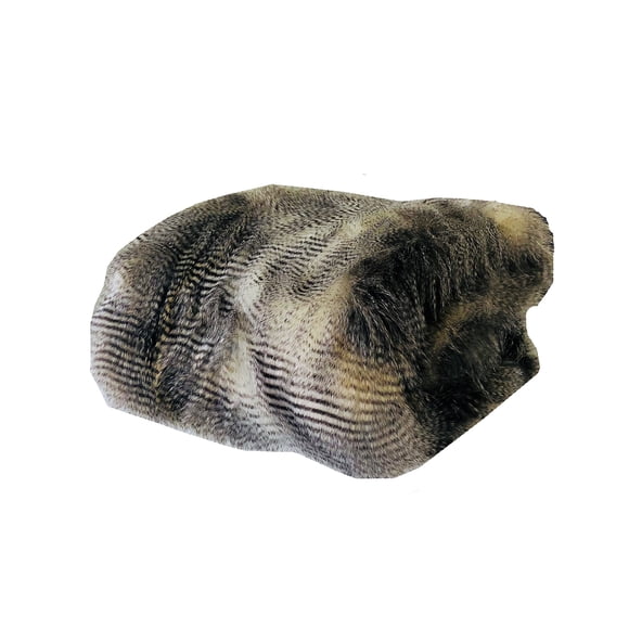 Colcha Alaskan Hawk de Plutus Brands hecha a mano, lujosa, blanca, 90 x 150 cm