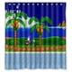 thumbnail image 1 of Cortina de ducha de Sonic Game, juego de cortina de baño con ganchos, tamaño 66 x 72 pulgadas, 1 of 3