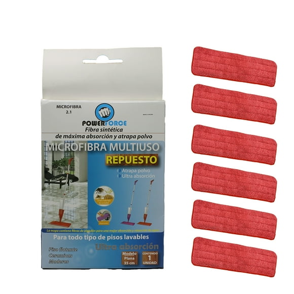 Repuesto Mopa Spray X6 Unidades