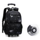 thumbnail image 1 of With 2/6 Wheels Kid Boys Girls Trolley Schoolbag Teens School Backpack Removable Children School Bags Luggage Wheeled Book Bag, 1 of 3