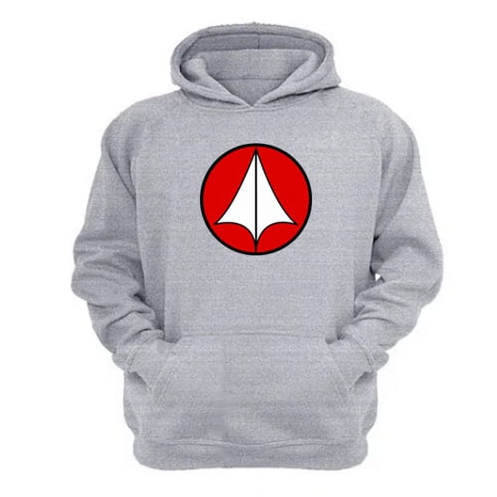 Genérico - Polerón Canguro Robotech Gris Claro Talla L Unisex