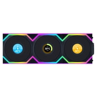 Fan Lian Li Uni Fan Sl Lcd Inalámbrico De 120 Mm Argb, Paquete Triple