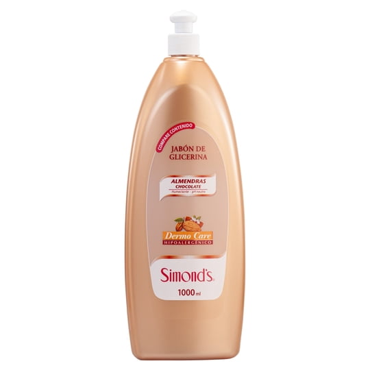 Jabón Gel Simond’s De Glicerina Chocolate Almendra Botella