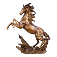 Bothyi - Estatua De Caballo Estatua De Caballo De La Suerte Estatuilla De Animales Para Estantería De Escritorio Interior