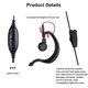 thumbnail image 3 of Auriculares SAMCOM FPCN30A FPCN10A de 2 pines con micrófono para walkie talkie, 3 of 5